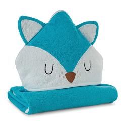 Ręcznik dziecięcy z kapturkiem BABY70 100x100 Eurofirany niebieski