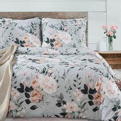 Pościel bawełniana ROSITA 140x200 Eurofirany szary