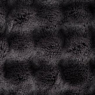 Poszewka dekoracyjna LILY 45x45 Eurofirany stalowa futrzana i puszysta z efektem 3D