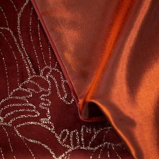 Obrus dekoracyjny BLINK 35x180 Eurofirany ceglasty