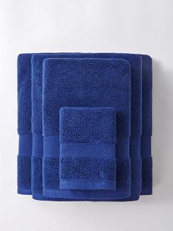 Ręcznik bawełniany Leo 100x150 granatowy