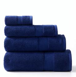 Ręcznik bawełniany Leo 100x150 granatowy