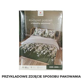 LEAFY Komplet pościeli z bawełny satynowej 160x200cm 100075/SAT/000/160200/1