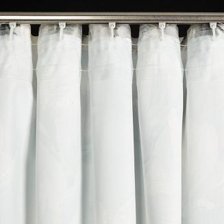 Zasłona gotowa na taśmie SANDY 140x300 Eurofirany stalowy