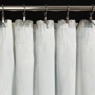 Zasłona gotowa na taśmie SANDY 140x300 Eurofirany stalowy