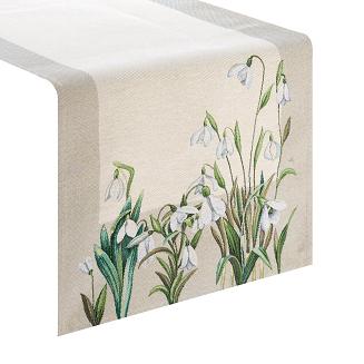 Obrus dekoracyjny 45x140 Eurofirany naturalny