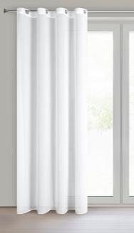 Firana gotowa na przelotkach DEBRA 140x250 Eurofirany biały
