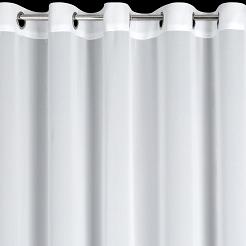 Firana gotowa na przelotkach DEBRA 140x250 Eurofirany biały