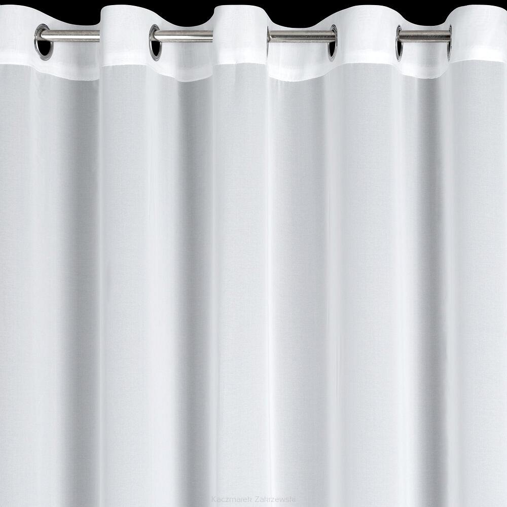 Firana gotowa na przelotkach DEBRA 140x250 Eurofirany biały