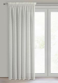 Firana gotowa na taśmie KLEO 140x270 Eurofirany biały