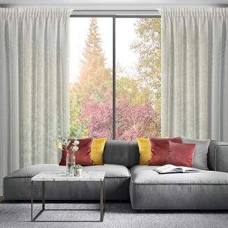 Firana gotowa na taśmie KLEO 140x270 Eurofirany biały