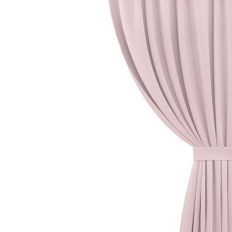 Szarfa do zasłony Velvet Soft 8x140 welurowa pudrowa