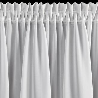 Zasłona gotowa na taśmie ROSES 150x90 Eva Minge Eurofirany biały