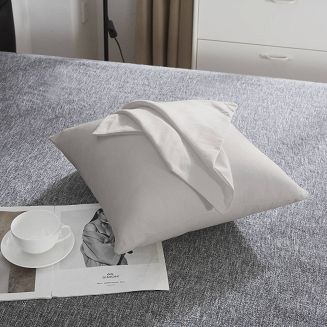 Poszewka satyna bawełniana SIN 40x40 taupe