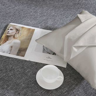 Poszewka satyna bawełniana SIN 40x40 taupe