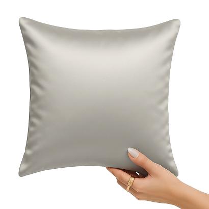 Poszewka satyna bawełniana SIN 40x40 taupe