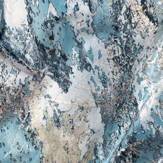 Zasłona gotowa na przelotkach MALIA 140x250 Eurofirany niebieski