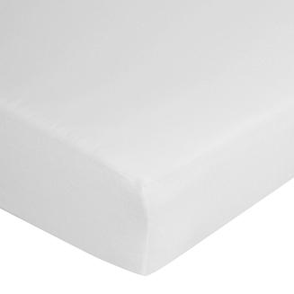 Prześcieradło jersey z gumką  90x200 Design91 biały