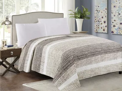 Narzuta dekoracyjna TAVIRA 220x240 Brian Beige beżowa melanżowe pasy