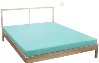 Prześcieradło jersey z gumką 200x220 turkusowy