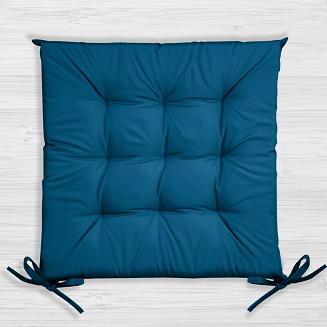 Poduszka na krzesło wodoodporna GARDEN 40x40x5 ogrodowa pikowana granatowa