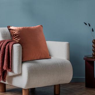 Poszewka dekoracyjna GAJA 60x60 Eurofirany ceglasty