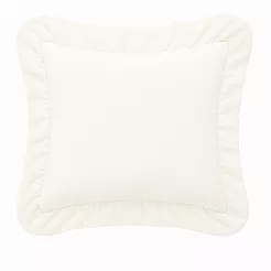 Poszewka do pościeli z falbanką RUFFY 40x40 ecru