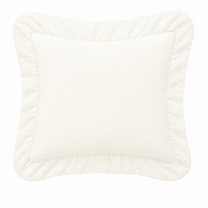 Poszewka do pościeli z falbanką RUFFY 40x40 ecru