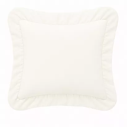 Poszewka do pościeli z falbanką RUFFY 40x40 ecru