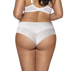 Brazyliany damskie z koronką AV 2112 białe