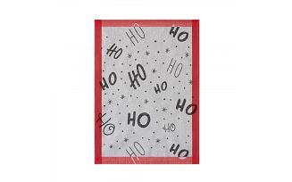 Ścierka kuchenna świąteczna ZWOLTEX Ho Ho Ho szara czerwona
