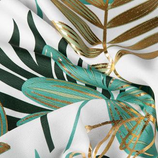 Zasłona gotowa na przelotkach MALTA 140x250 Eurofirany ciemnozielony