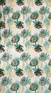 Zasłona gotowa na przelotkach MALTA 140x250 Eurofirany ciemnozielony