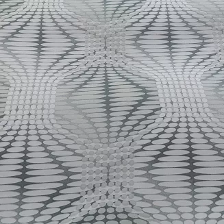 Komplet pościeli dwustronnej 160x200 szara grafitowa w abstrakcyjnym geometrycznym wzorze