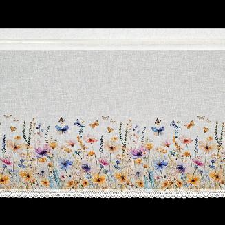 Firana gotowa na taśmie ROZALIE 150x60 Eurofirany biały