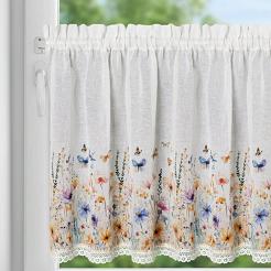 Firana gotowa na taśmie ROZALIE 150x60 Eurofirany biały