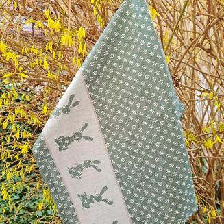 Ścierka kuchenna WIELKANOCNA 50x70 Zwoltex wzór SZARAK zielona