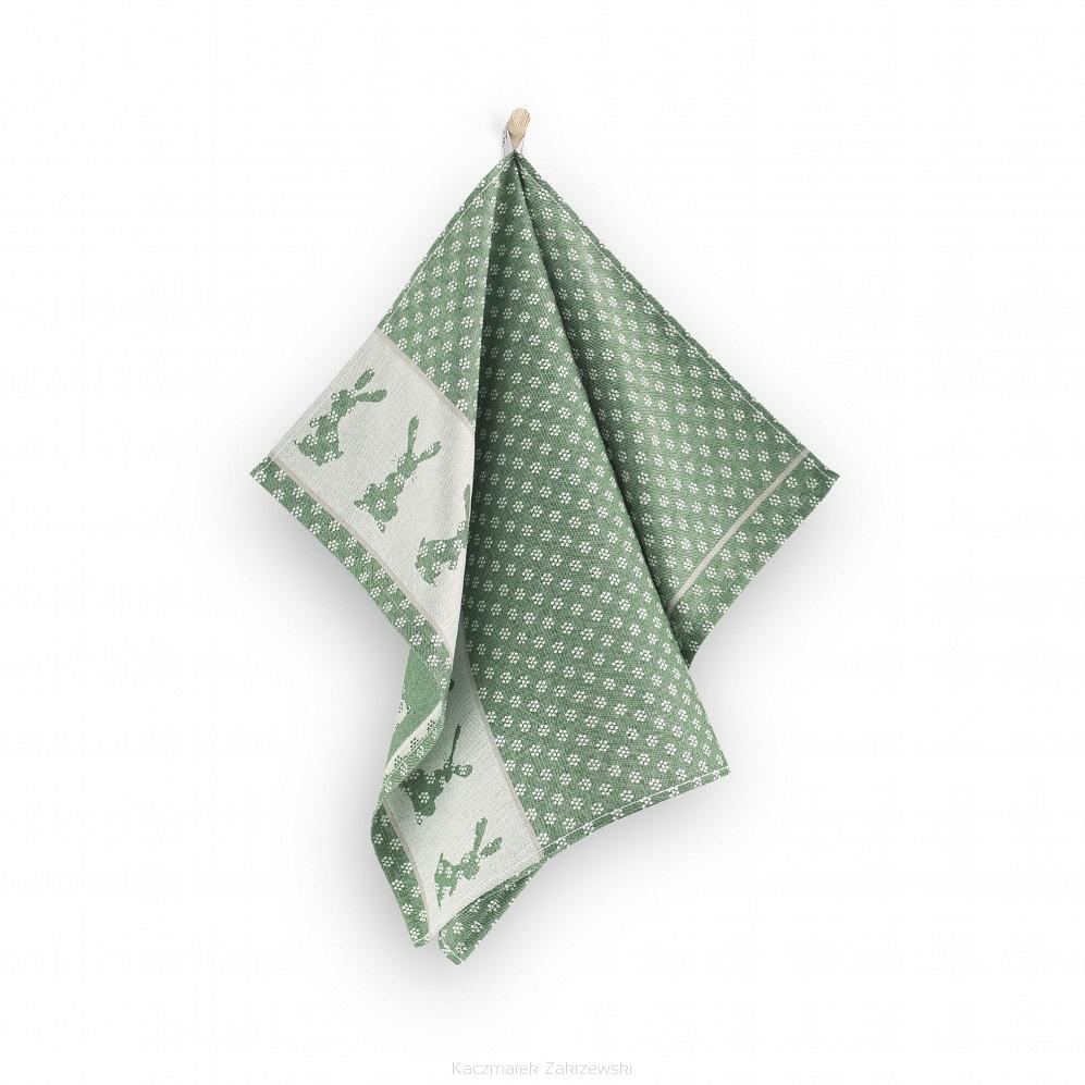 Ścierka kuchenna WIELKANOCNA 50x70 Zwoltex wzór SZARAK zielona