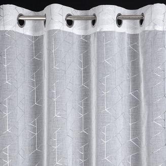 Firana gotowa na przelotkach ELSI 140x250 Eurofirany biały