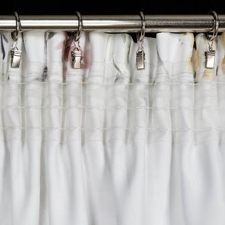 Zasłona gotowa na przelotkach ZOJA 140x250 Eurofirany biały