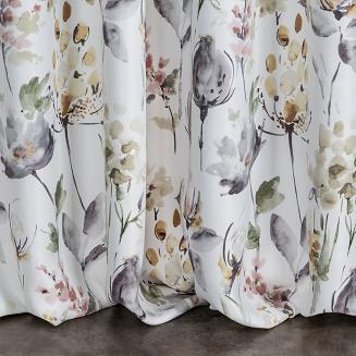 Zasłona gotowa na przelotkach ZOJA 140x250 Eurofirany biały