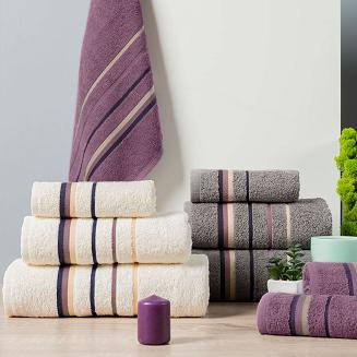 Ręcznik bawełniany z zawieszką MARS 30x50 kremowy