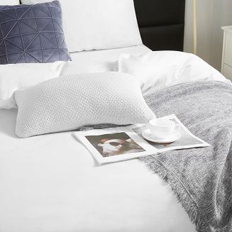 Pościel satyna bawełniana 220x200 SIN jednobarwna biała