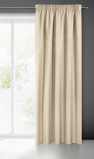 Zasłona gotowa na taśmie STYLE 140x270 Eurofirany latte