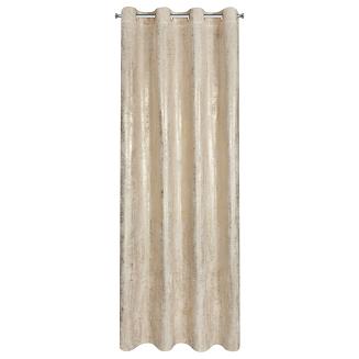 Zasłona gotowa na przelotkach RENIA 140x250 Eurofirany jasnobeżowy