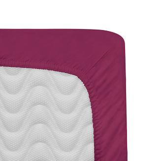 Prześcieradło satyna bawełniana z gumką 200x220 Darymex jasnofioletowe