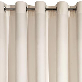 Zasłona gotowa na przelotkach VILLA 140x250 Eurofirany jasnobeżowy