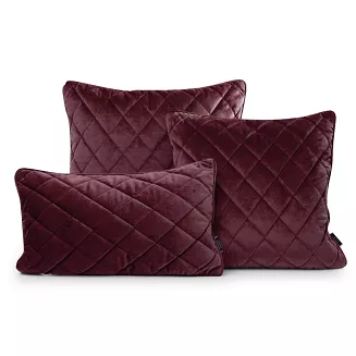 Poszewka dekoracyjna VELVET 45x45 Eurofirany bordowy