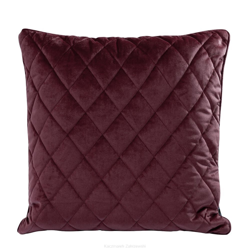 Poszewka dekoracyjna VELVET 45x45 Eurofirany bordowy