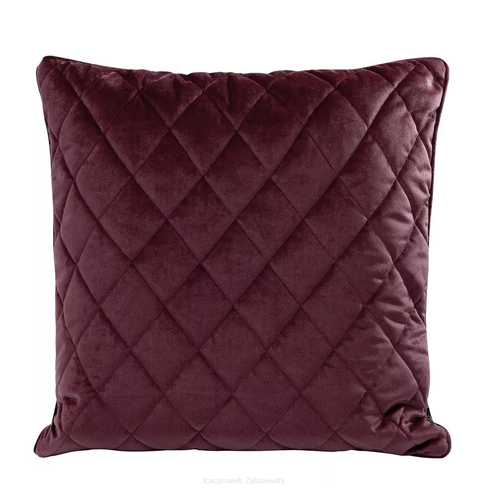 Poszewka dekoracyjna VELVET 45x45 Eurofirany bordowy